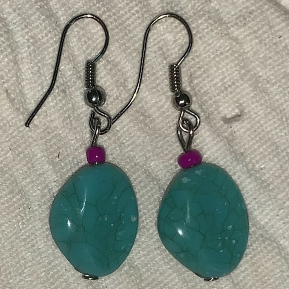 Dangle Turquoise Earrings